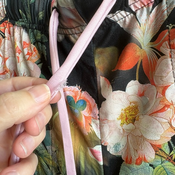 Ted Baker London Pressed Flower Pajama Set Size Large - Picture 7 of 9